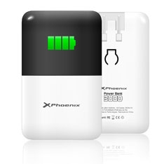 Phoenix technologies Cargador ac + bateria 2 en 1 phoenix power bank 3000 ma ipad - iphone - - moviles…