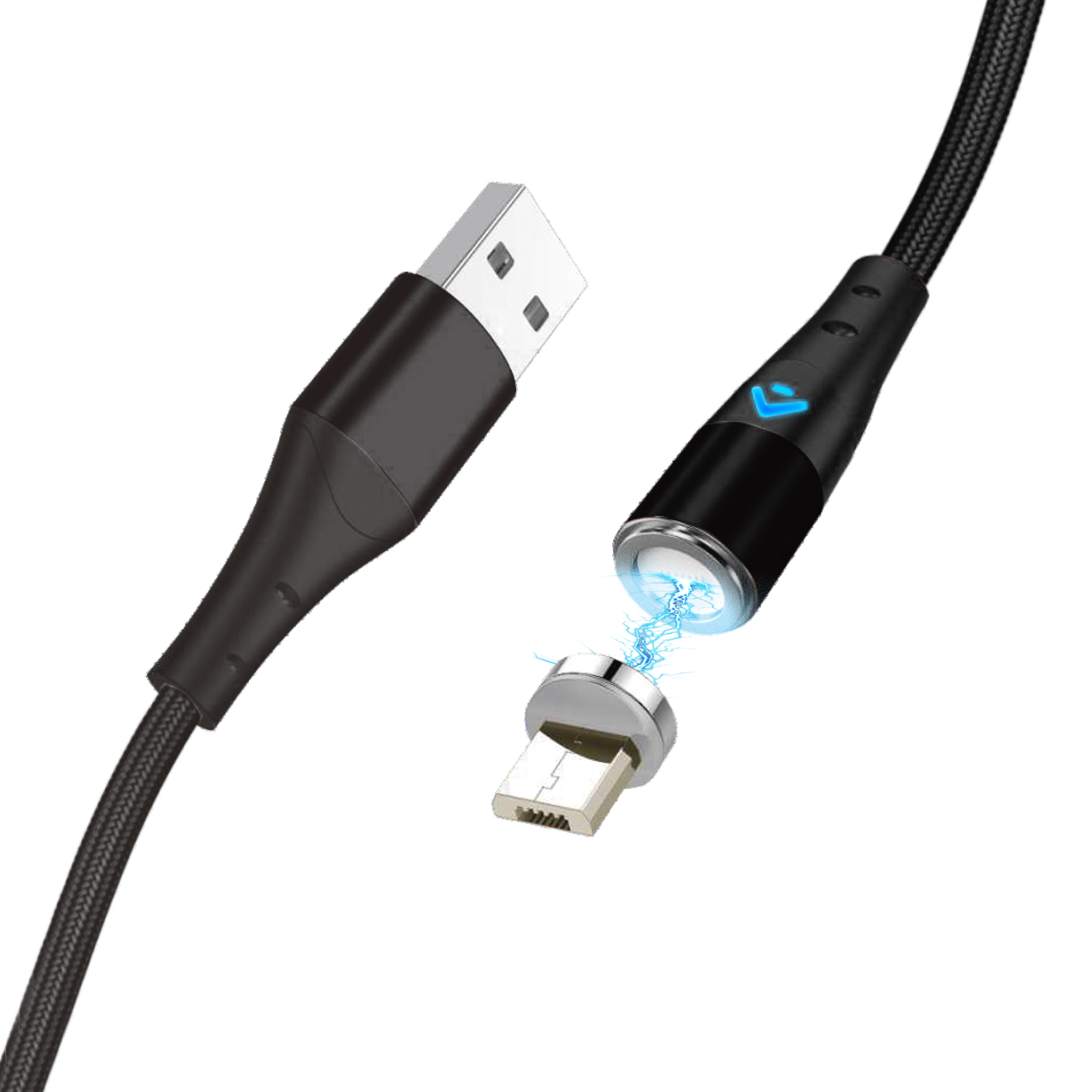 Phoenix technologies de carga rápida 3a y datos - magnético - micro USB - 1 m