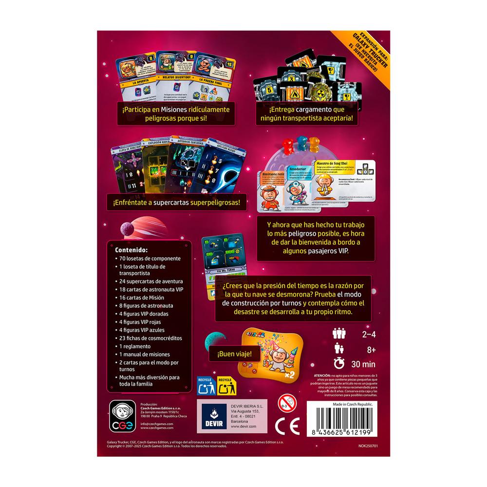 Devir Expansión galaxy trucker ¿¡hacer qué?!