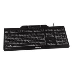 Cherry Teclado+lector chip integrado (DNIe) Negro
