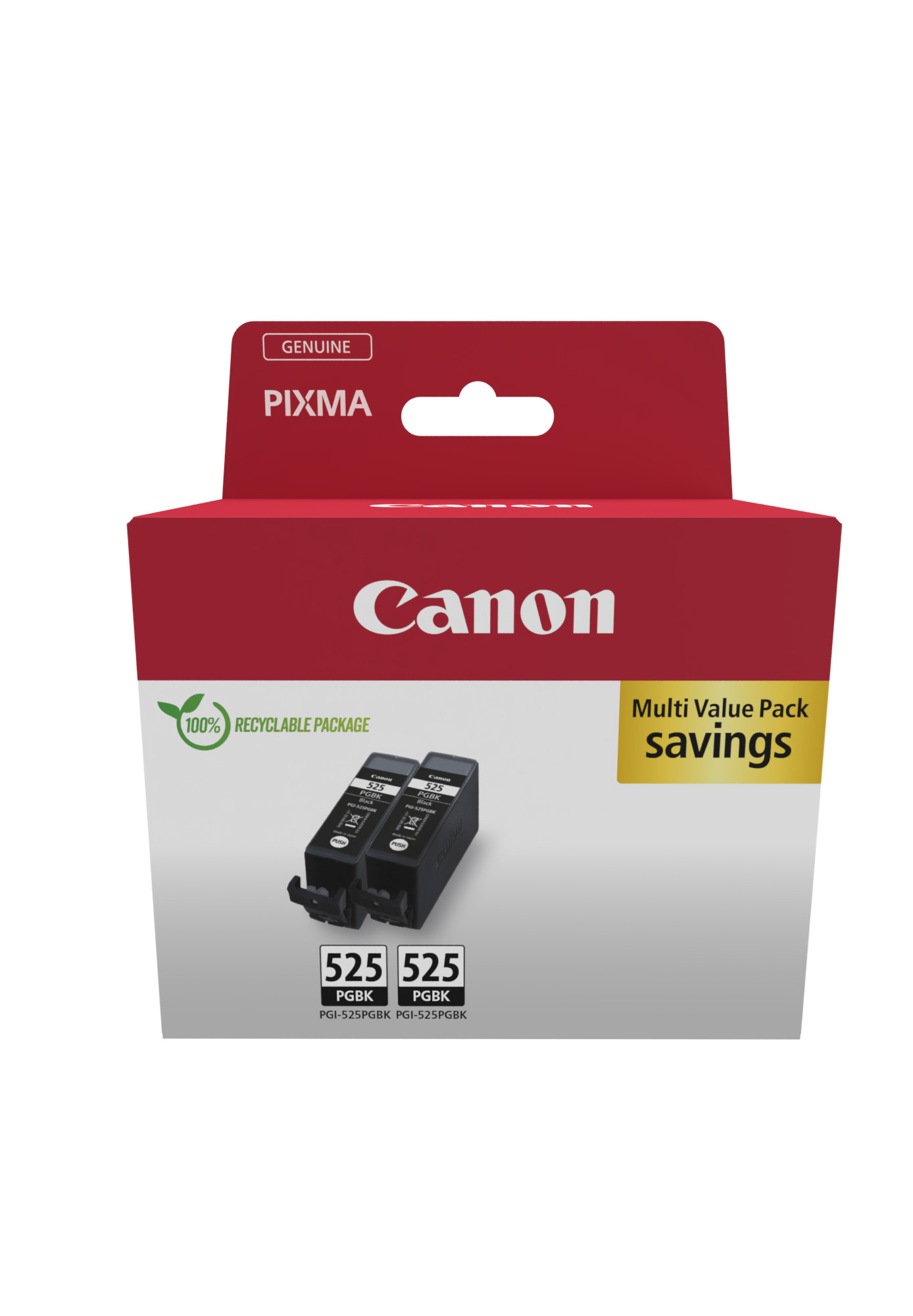 Canon Pack 2 Cartuchos Canon PGI525BK Twin Eco carton