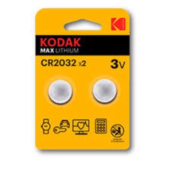 Kodak Blister pilas boton - litio ultra cr 2032 blister 2 pilas