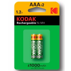 Kodak Blister pilas recargables ni - mh aaa lr3 1000 mah - blister 2 pilas