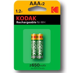 Kodak Blister pilas recargables ni - mh aaa lr3 650mah - blister 2 pilas