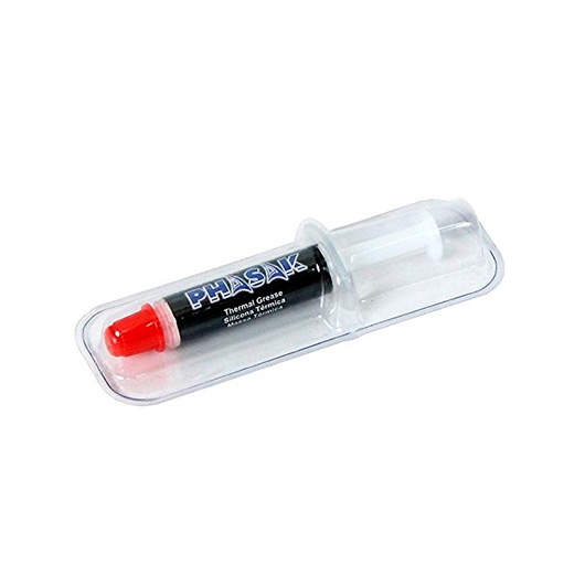 Pasta termica phasak syringe grey - silver  0.5 grams gaming dta 018