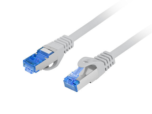 Cable red lanberg latiguillo cat.6a s - ftp lszh cca 20m gris fluke passed