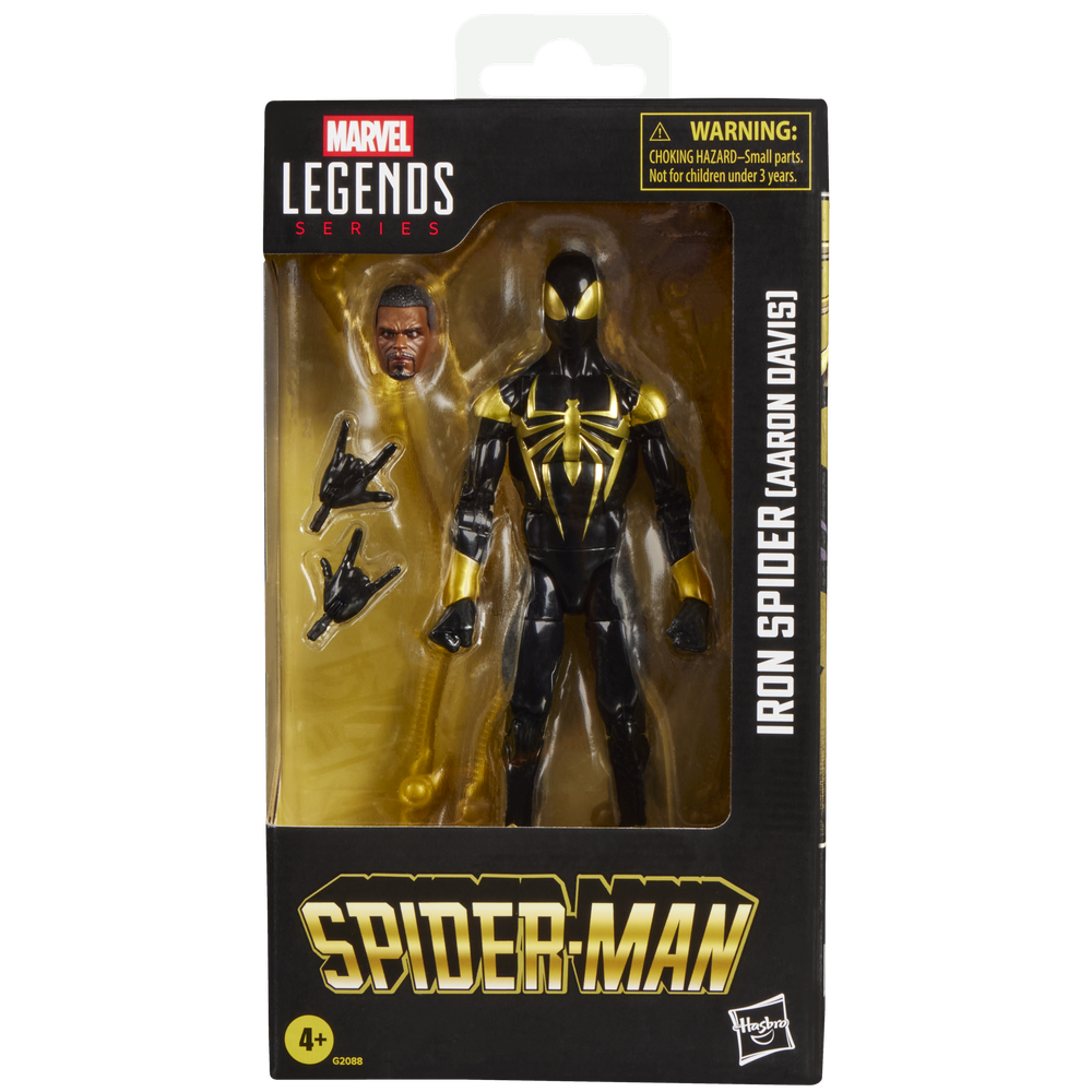 Figura hasbro marvel legends series spider - man iron spider (aaron davis)