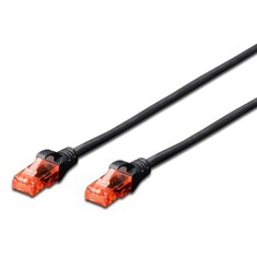 Ewent latiguillo utp cat6 2m red / negro – RJ45