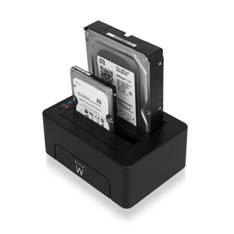 Estacion de acoplamiento ewent para unidad de disco duro y de estado solido sata 2.5 pulgadas y 3.5 pulgadas -  usb 3.0