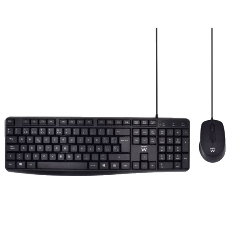 Ewent EW3006 kit + raton escrit. silenciosa