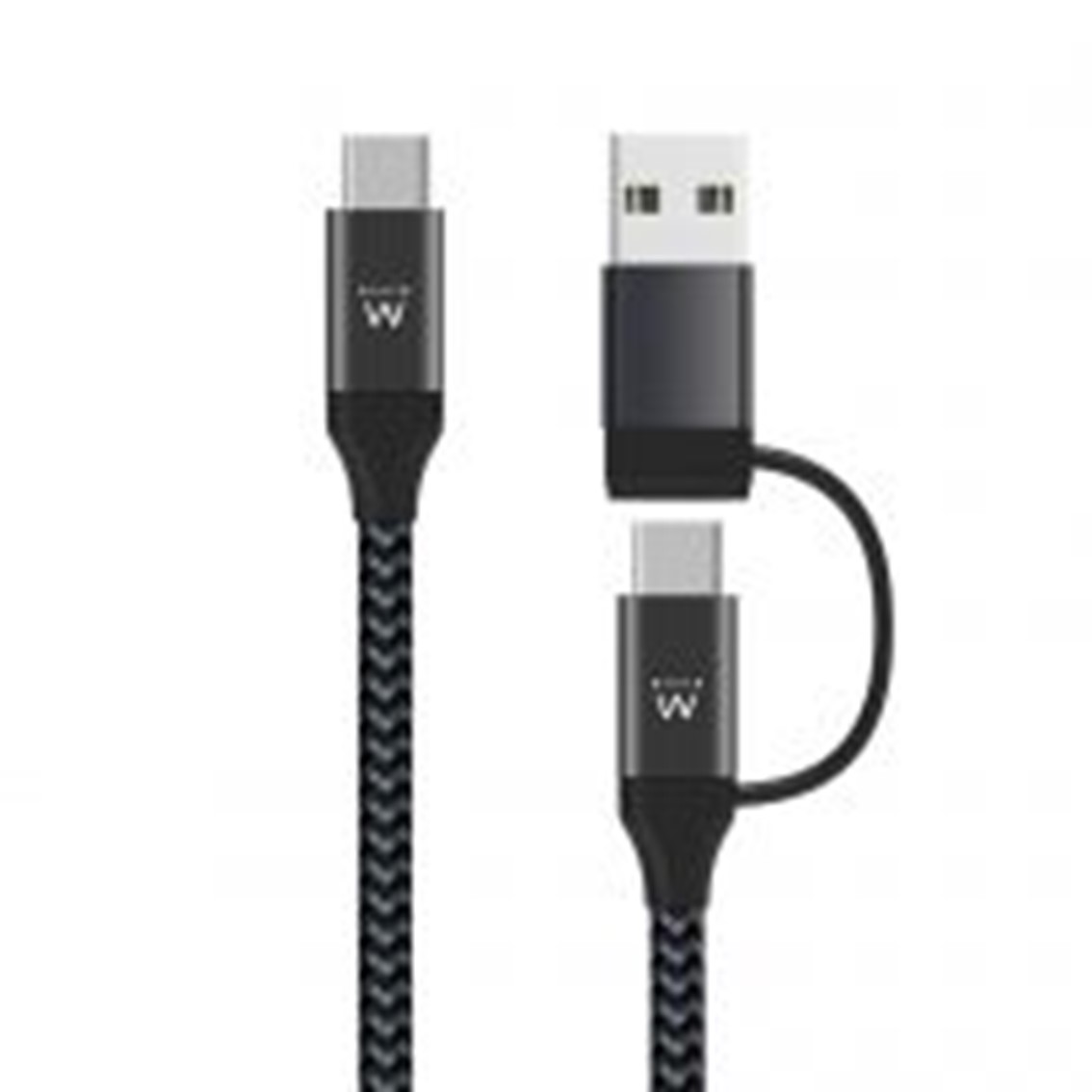 Ewent USB USB tipo c a USB tipo c - tipo a macho - macho 1m