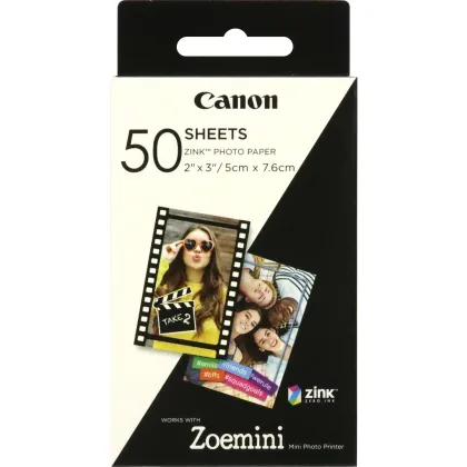 Canon Papel fotografico zp - 2030 50 hojas zink para zoemini