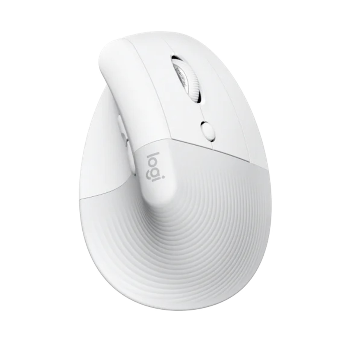 Logitech Mouse raton vertical lift 6 botones 4000 dpi wireless inalambrico blanco
