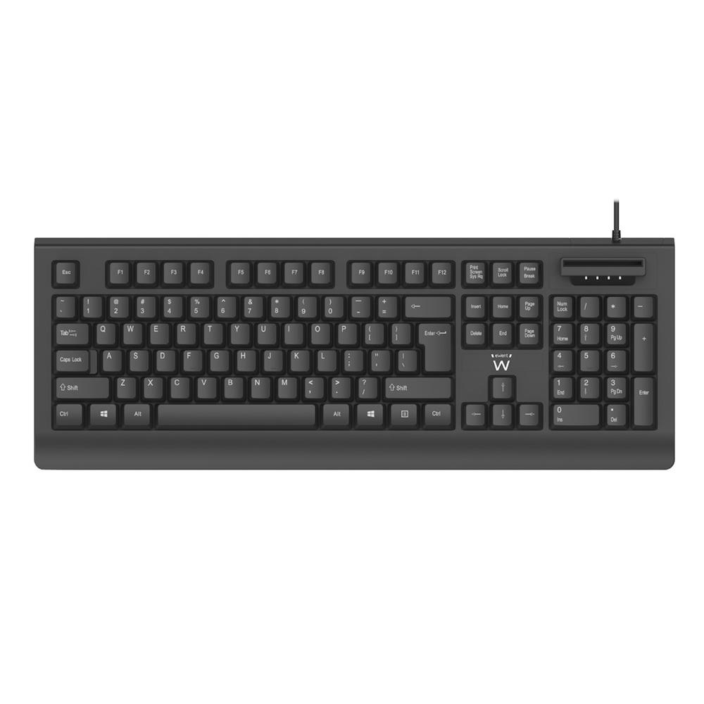 Teclado ewent ew3286 usb + lector dni