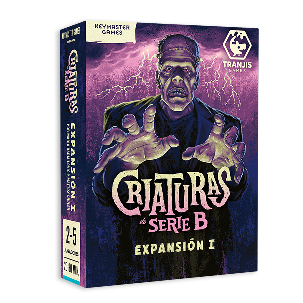 Juego de mesa criaturas de serie b -  expansión