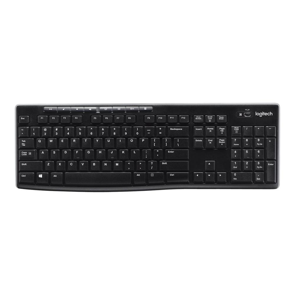 Teclado logitech k270  negro wireless inalambrico 2.4ghz