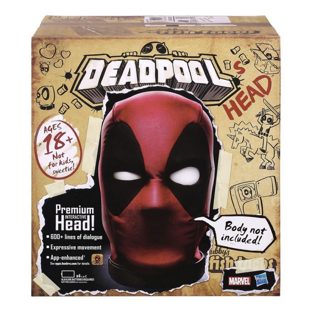 Hasbro Replica marvel cabeza animatronica deadpool legends series