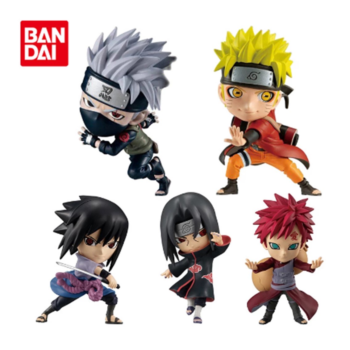 Banpresto Figura chibimasters naruto shippuden 1 unidad aleatoria