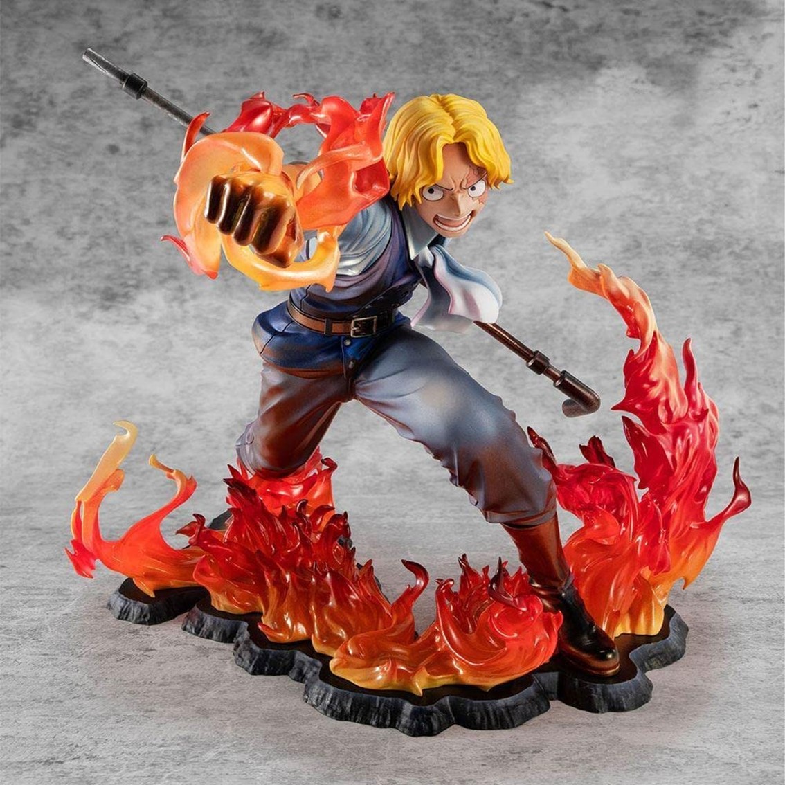 Megahouse Figura one piece sabo fire fist inheritance p.o.p. edicion limitada