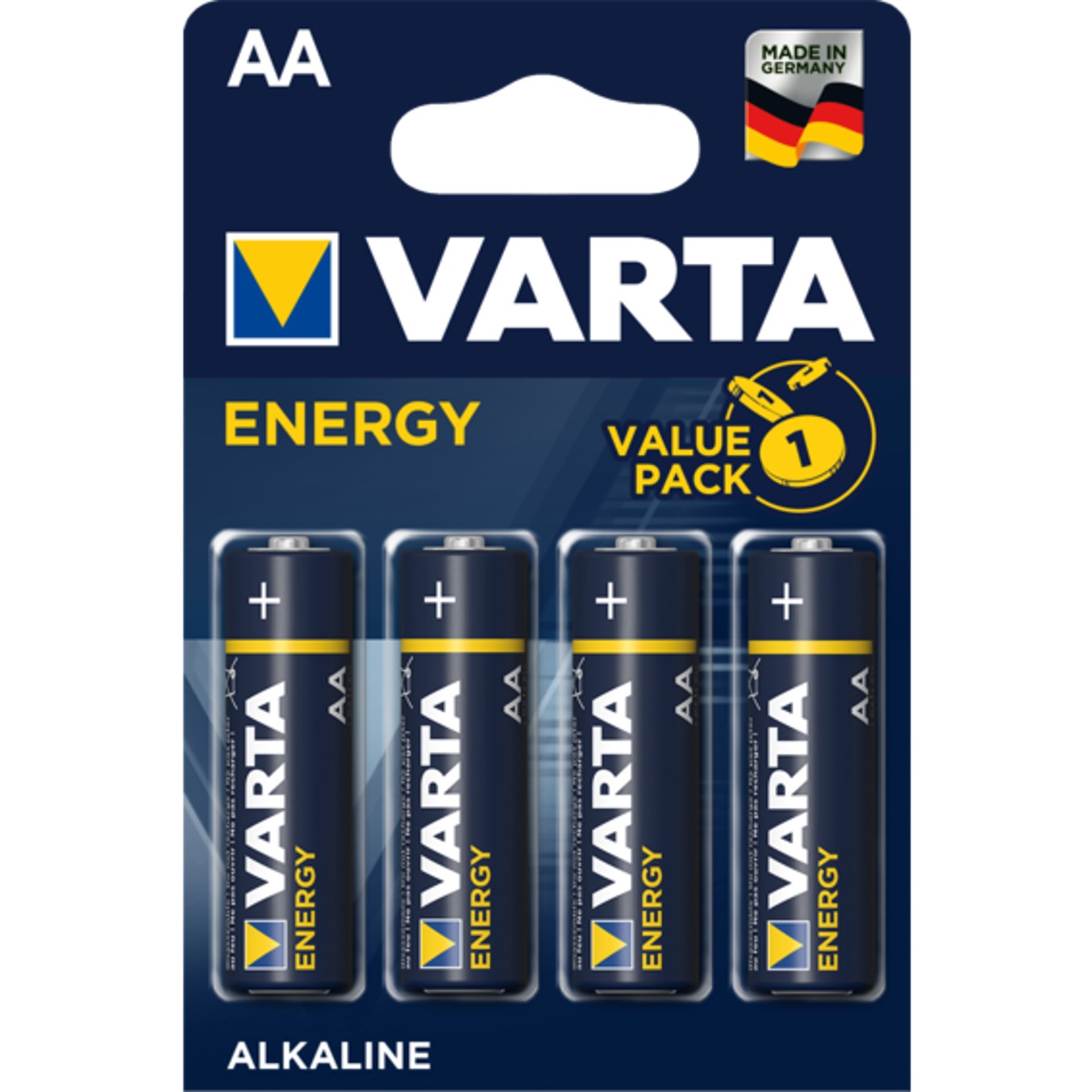 Varta Blister pilas alcalinas energy lr6 aa - 4 pilas