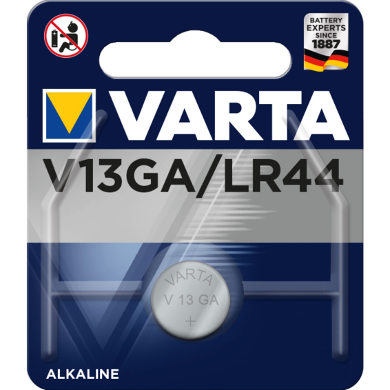 Varta Blister pilas alcalina boton v13ga lr44