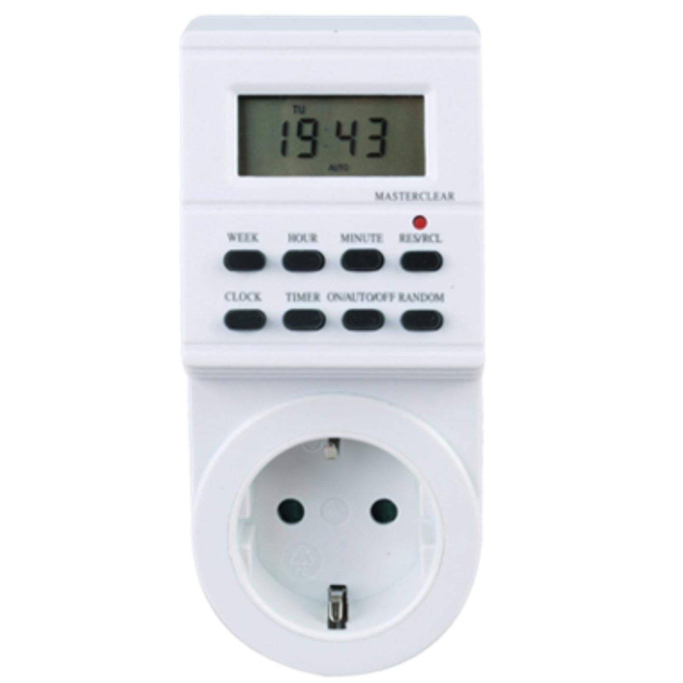 Silver Programador electronic digital - semanal - 3600w - 250v - 16a - 50hz - ip 20…