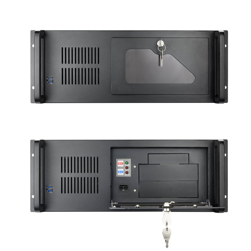 TooQ Caja RACK-406N-USB3 4U 19" Atx Sin F.a Negro