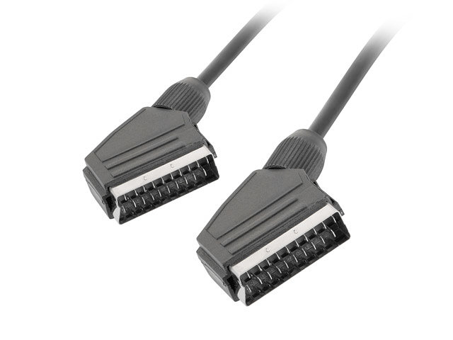 Lanberg euroconector macho - macho 1.8m