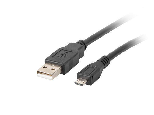 Lanberg USB 2.0 macho - micro USB macho 1m negro