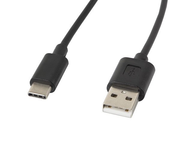 Lanberg USB 2.0 macho - USB tipo c macho 1.8m negro