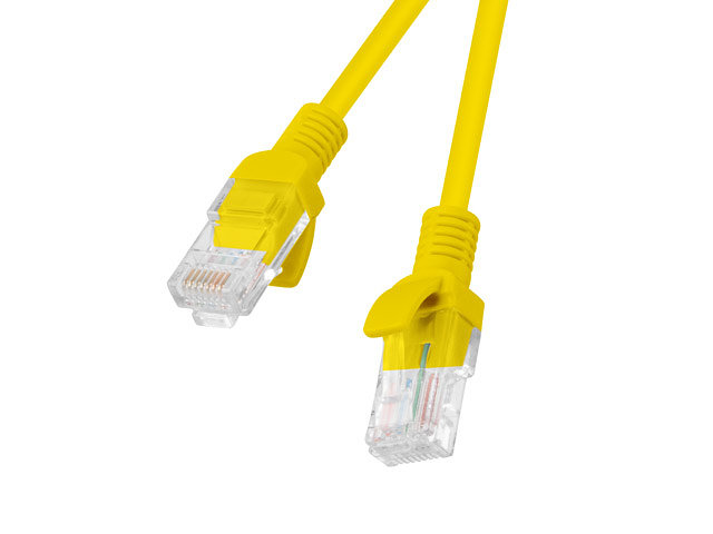 Cable red lanberg latiguillo cat.6 utp 2m amarillo fluke passed