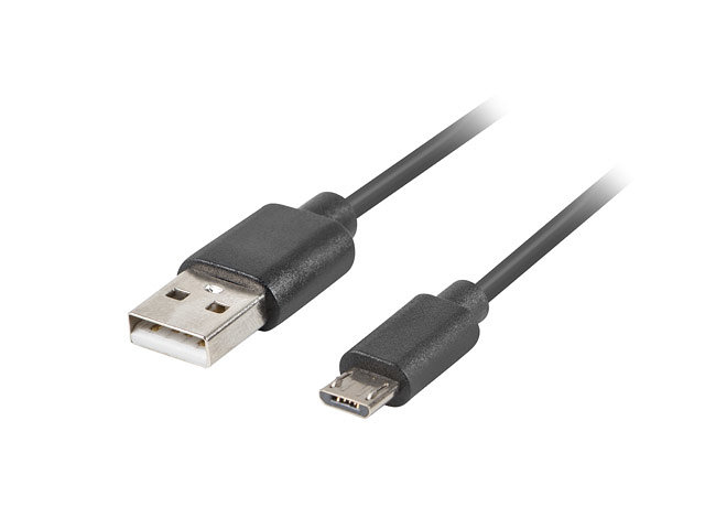 Lanberg USB 2.0 macho - micro USB macho quick charge 3.0 1.8m negro