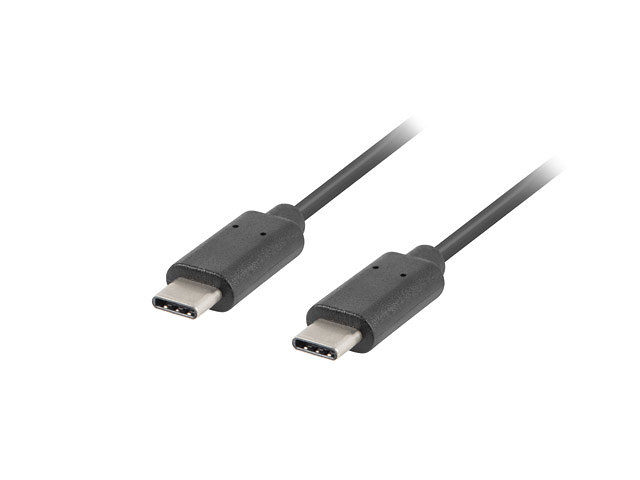 Lanberg 2.0 USB tipo c macho - USB tipo c macho 1m negro