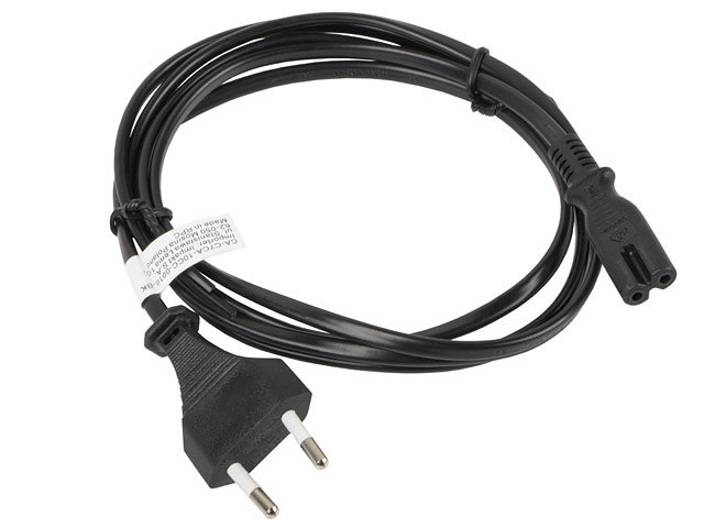 Lanberg de alimentacion ocho cee 7 - 16 a iec320 c7 euro (radio) negro