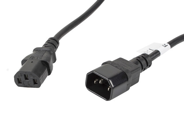 Lanberg Cable alargador alimentacion CPU iec320 c13 h - iec320 c14 m vde 5m