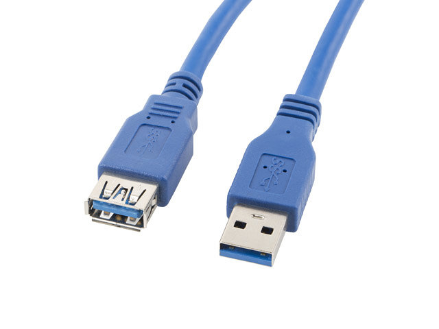 Lanberg alargador USB 3.0 macho hembra 1.8m azul