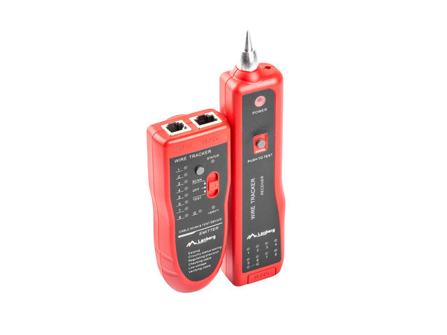 Lanberg Tester rastreador de pares rj - 45 rj - 12 rj - 11 coaxial
