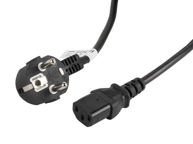 Lanberg de alimentacion schuko cee 7 - 7 a iec320 c13 5m