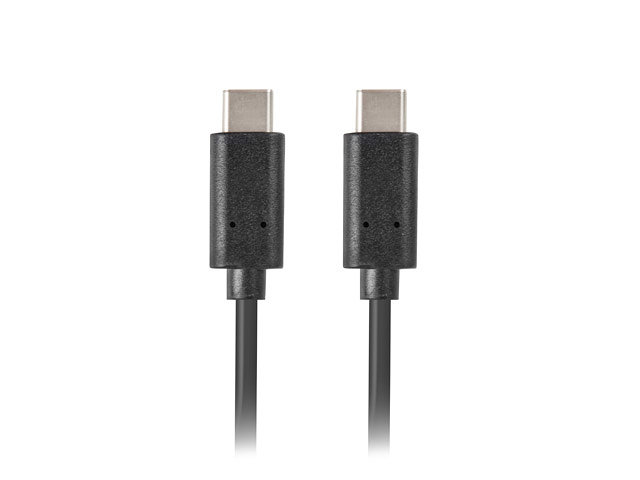 Lanberg USB 2.0 macho - USB tipo c macho 1.8m negro