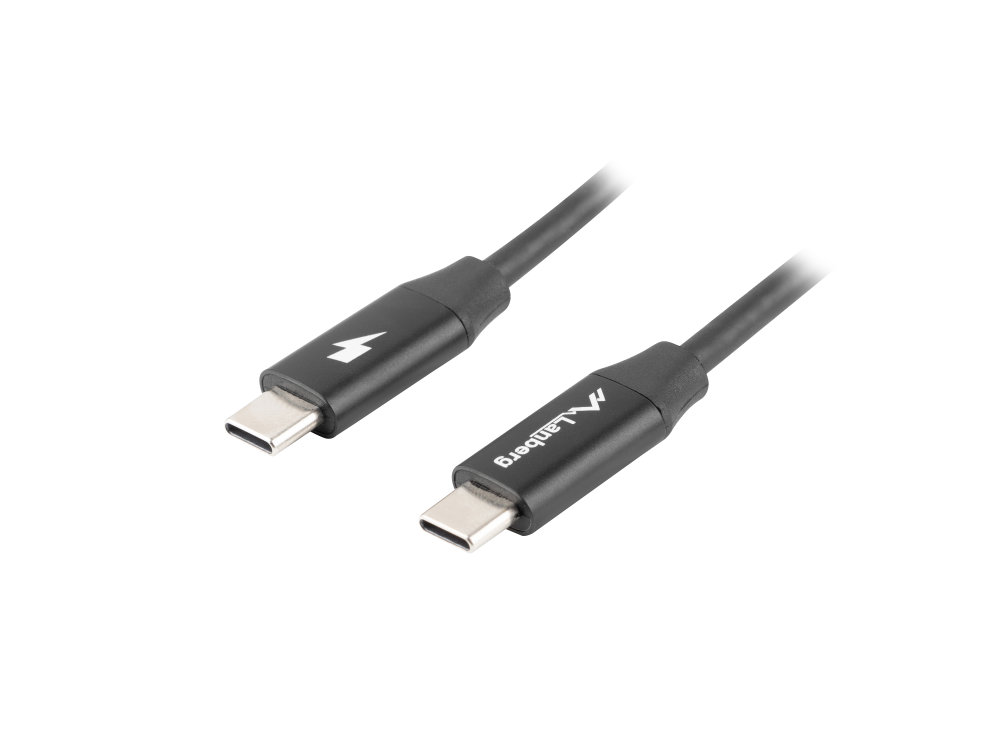 Lanberg USB 2.0 macho - USB tipo c macho quick charge 4.0 1.8m negro