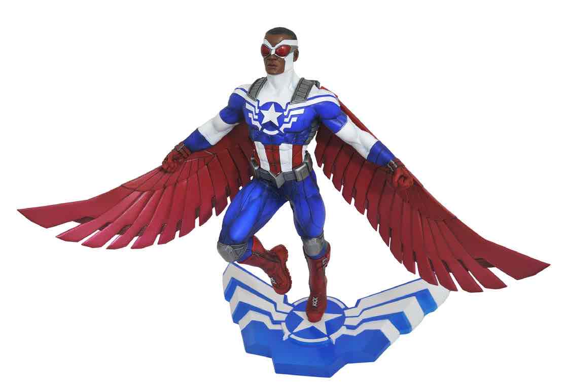 Diamond select toys Figura diamond collection marvel falcon & the winter soldier sam wilson capitan…