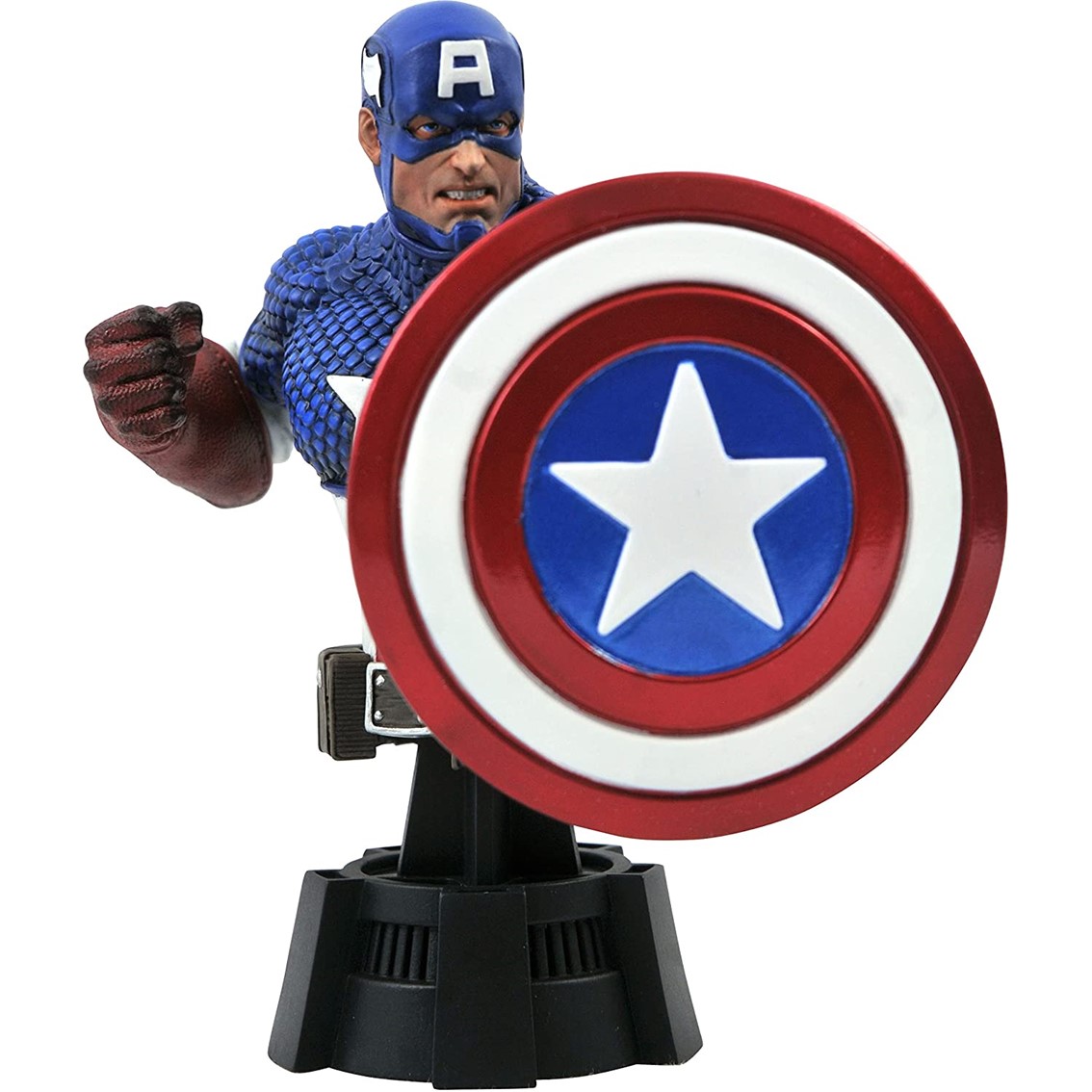 Diamond select toys Figura busto marvel animado capitan america escala 1 - 7 resina