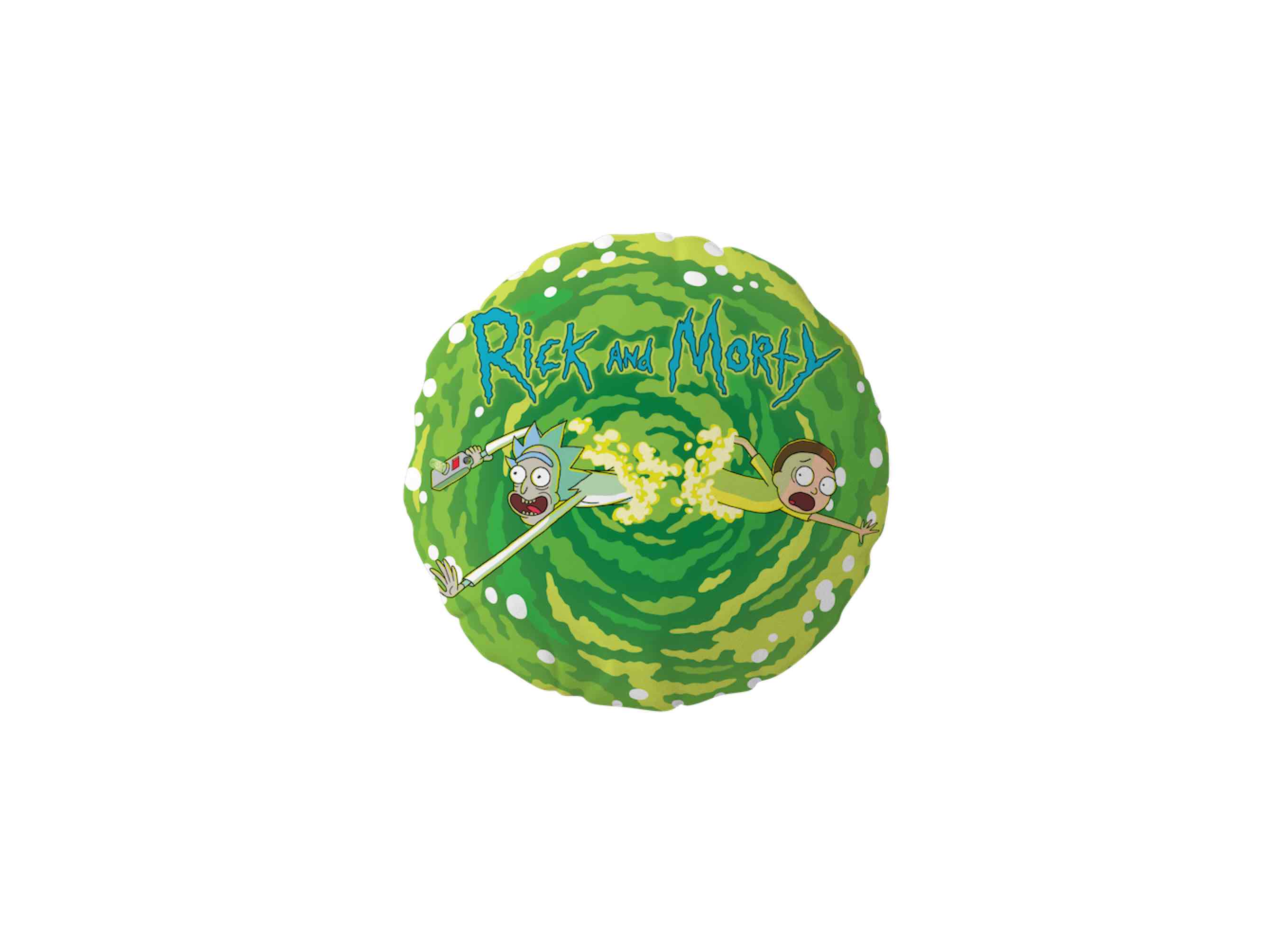 SD toys Cojin redondo rick & morty logo rick y morty envasado vacio