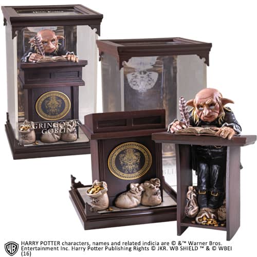 Figura the noble collection harry potter criaturas magicas goblin de gringotts