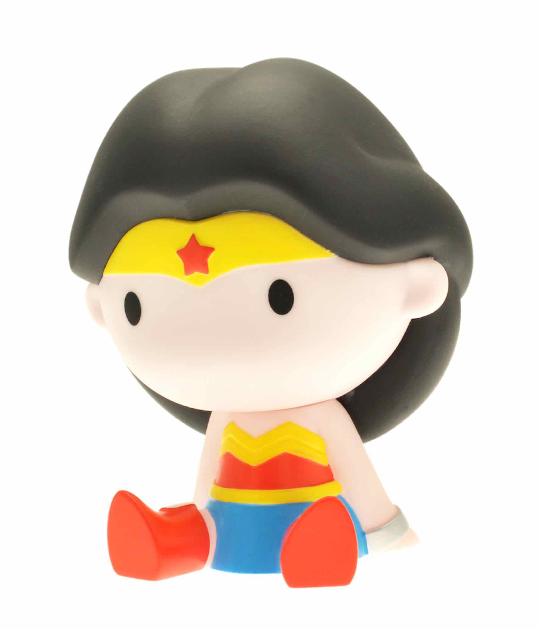 Figura hucha plastoy dc comics wonder woman liga de la justicia pvc