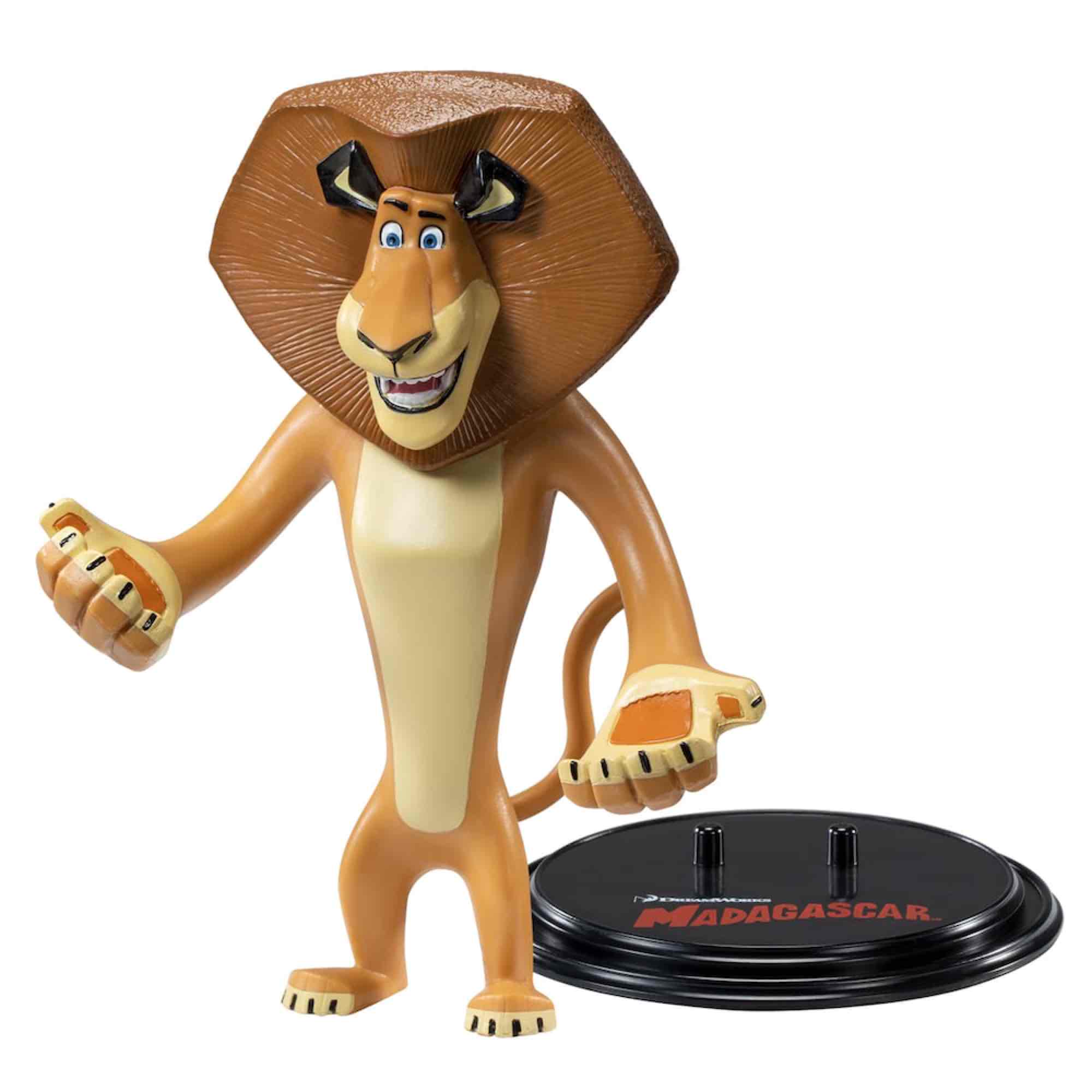 The noble collection Figura bendyfigs cine madagascar alex flexible