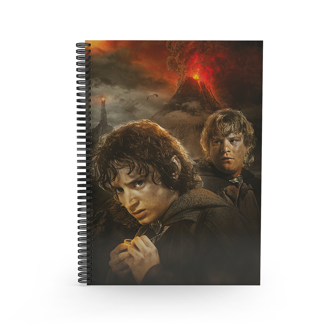 SD toys Libreta efecto 3d frodo y sam el señor de los anillos