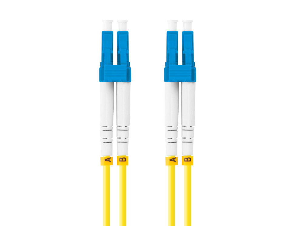 Lanberg Latiguillo fibra optica lc - upc 2m mono duplex g657a1 lszh amarillo