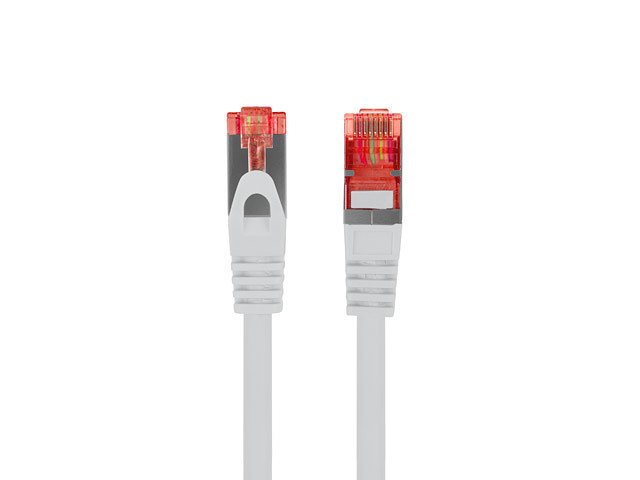 Cable red lanberg latiguillo cat.6 s - ftp lszh cu 0.5m gris fluke passed