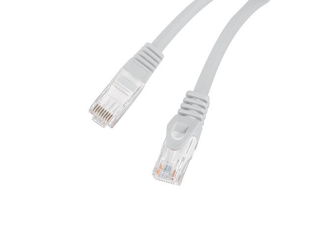 Cable red lanberg latiguillo cat.6 utp lszh cu 3m gris fluke passed